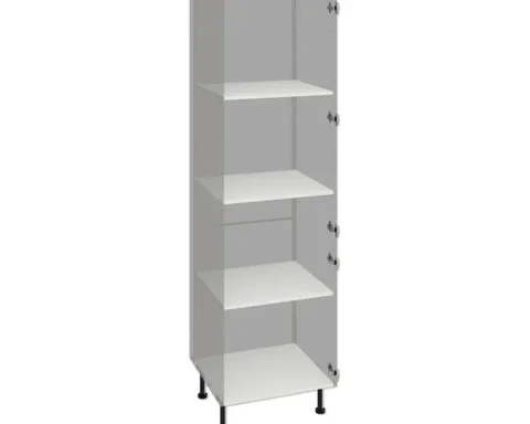 PICCANTE Smart Bodenpaket zu Hochschrank für 2 Drehtüren SOFT WHITE Clickmontage "Nr. 46"