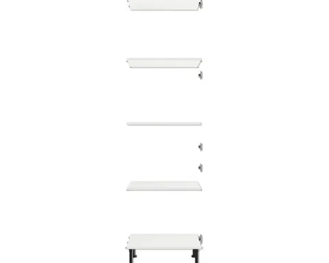 PICCANTE Smart Bodenpaket zu Hochschrank für 2 Drehtüren SOFT WHITE Clickmontage "Nr. 46"