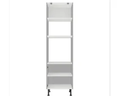 PICCANTE Smart Bodenpaket zu Hochschrank für Microwelle und Backofen SOFT WHITE Clickmontage