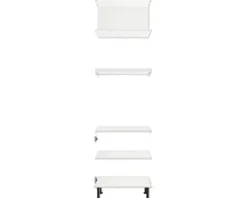 PICCANTE Smart Bodenpaket zu Hochschrank für Microwelle und Backofen SOFT WHITE Clickmontage