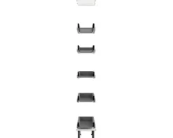 PICCANTE Smart Bodenpaket zu Apotherkerschrank 30 cm zerlegt "Nr. 51"
