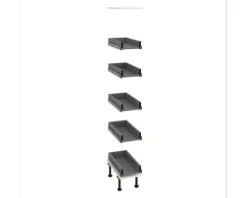 PICCANTE Smart Bodenpaket zu Apotherkerschrank 30 cm zerlegt