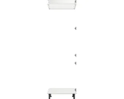 PICCANTE Smart Bodenpaket zu Hochschrank für Kühl/Gefrierkombi 2 Drehtüren SOFT WHITE Clickmontage "Nr. 49"