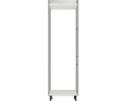 PICCANTE Smart Bodenpaket zu Hochschrank für Kühl/Gefrierkombi 2 Drehtüren SOFT WHITE Clickmontage