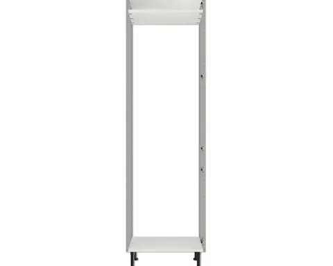 PICCANTE Smart Bodenpaket zu Hochschrank für Kühl/Gefrierkombi 2 Drehtüren SOFT WHITE Clickmontage "Nr. 49"