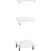 PICCANTE Smart Bodenpaket zu Midischrankkorpus für Kühlschrank und Backofen SOFT WHITE Clickmontage "Nr. 40"