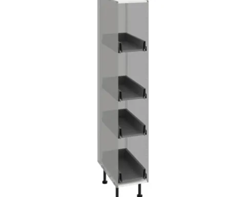 PICCANTE Smart Bodenpaket zu Midi-Apothekerschrankkorpus 30 cm zerlegt "Nr. 44"