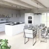 PICCANTE Smart Front Eckunterschrank 100 cm 1 Drehtür COUNTRY WHITE "AG"
