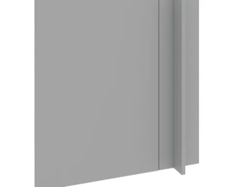 PICCANTE Smart Front Eckunterschrank 100 cm 1 Drehtür BASALT GREY "AG"