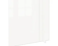 PICCANTE Smart Front Eckunterschrank 100 cm 1 Drehtür GLOSSY WHITE hochglanz