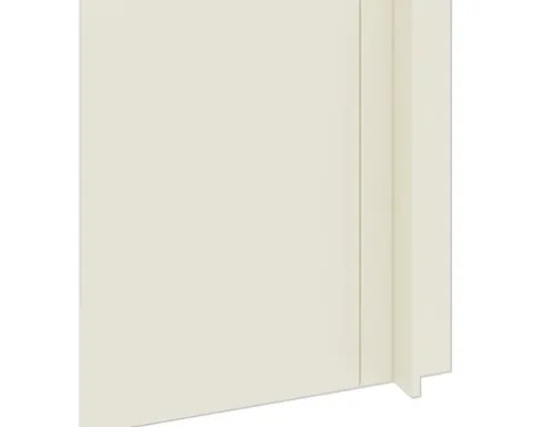 PICCANTE Smart Front Eckunterschrank 100 cm 1 Drehtür SANDY BEIGE "AG"