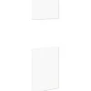 PICCANTE Smart Frontenset Hochschrank für Backofen und Kühlschrank 2 Drehtüren COUNTRY WHITE "AS"