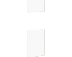 PICCANTE Smart Frontenset Hochschrank für Backofen und Kühlschrank 2 Drehtüren COUNTRY WHITE "AS"