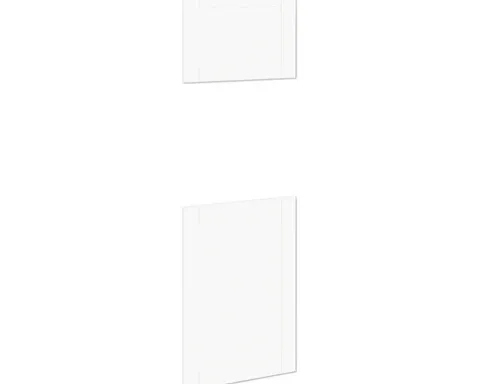 PICCANTE Smart Frontenset Hochschrank für Backofen und Kühlschrank 2 Drehtüren COUNTRY WHITE "AS"