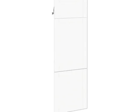PICCANTE Smart Frontenset Hochschrank für Kühlschrank 1 Klappe und 2 Drehtüren COUNTRY WHITE "AP"