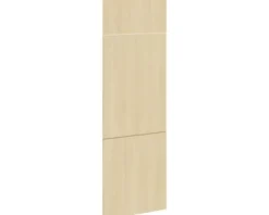 PICCANTE Smart Frontenset Hochschrank für Kühlschrank 1 Klappe und 2 Drehtüren LIGHT OAK