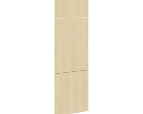 PICCANTE Smart Frontenset Hochschrank für Kühlschrank 1 Klappe und 2 Drehtüren LIGHT OAK "AP"