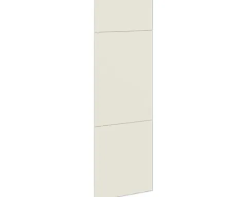 PICCANTE Smart Frontenset Hochschrank für Kühlschrank 1 Klappe und 2 Drehtüren SANDY BEIGE "AP"