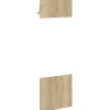PICCANTE Smart Frontenset Hochschrank für Mikrowelle und Backofen 1 Klappe und 1 Drehtür WILD OAK "AR"