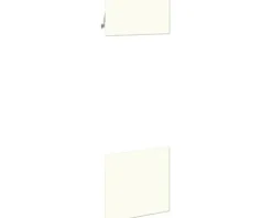 PICCANTE Smart Frontenset Hochschrank für Mikrowelle und Backofen 1 Klappe und 1 Drehtür SOFT WHITE "AR"