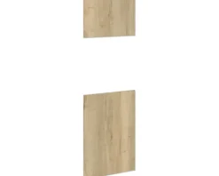 PICCANTE Smart Frontenset Hochschrank für Backofen und Kühlschrank 2 Drehtüren WILD OAK