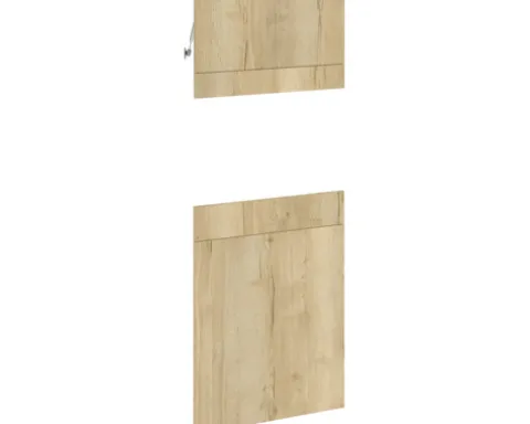 PICCANTE Smart Frontenset Midischrank für Mikrowelle 1 Drehtür 1 Blende und 1 Klappe WILD OAK "AL"