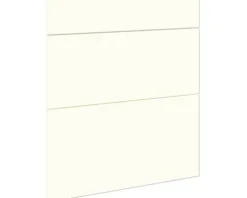 PICCANTE Smart Frontenset Unterschrank 60 cm 1 Schubkastenblende und 2 Auszugblenden SOFT WHITE "AC"