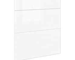 PICCANTE Smart Frontenset Unterschrank 60 cm 1 Schubkastenblende und 2 Auszugblenden GLOSSY WHITE hochglanz