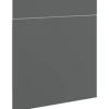 PICCANTE Smart Frontenset Unterschrank 60 cm 1 Drehtür und 1 Schubkastenblende MATT ANTHRACITE "AA"