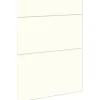 PICCANTE Smart Frontenset Unterschrank 50 cm 1 Schubkastenblende und 2 Auszugblenden SOFT WHITE "AB"