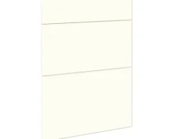 PICCANTE Smart Frontenset Unterschrank 50 cm 1 Schubkastenblende und 2 Auszugblenden SOFT WHITE "AB"