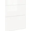 PICCANTE Smart Frontenset Unterschrank 50 cm 1 Schubkastenblende und 2 Auszugblenden GLOSSY WHITE hochglanz"AB"