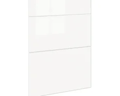 PICCANTE Smart Frontenset Unterschrank 50 cm 1 Schubkastenblende und 2 Auszugblenden GLOSSY WHITE hochglanz"AB"