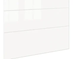 PICCANTE Smart Frontenset Unterschrank 90 cm 1 Schubkastenblende und 2 Auszugblenden GLOSSY WHITE hochglanz