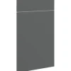 PICCANTE Smart Frontenset Unterschrank 40 cm 1 Drehtür und 1 Schubkastenblende MATT ANTHRACITE "Y"