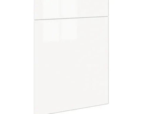 PICCANTE Smart Frontenset Unterschrank 50 cm 1 Drehtür und 1 Schubkastenblende GLOSSY WHITE hochglanz"Z"