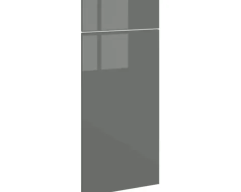 PICCANTE Smart Frontenset Unterschrank 30 cm 1 Drehtür und 1 Schubkastenblende LAQUER ANTHRACITE hochglanz "X"
