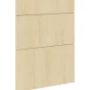 PICCANTE Smart Frontenset Unterschrank 50 cm 1 Schubkastenblende und 2 Auszugblenden LIGHT OAK "AB"