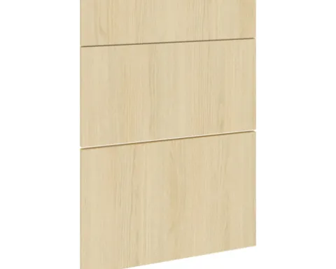 PICCANTE Smart Frontenset Unterschrank 50 cm 1 Schubkastenblende und 2 Auszugblenden LIGHT OAK "AB"