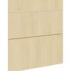 PICCANTE Smart Frontenset Unterschrank 60 cm 1 Schubkastenblende und 2 Auszugblenden LIGHT OAK "AC"