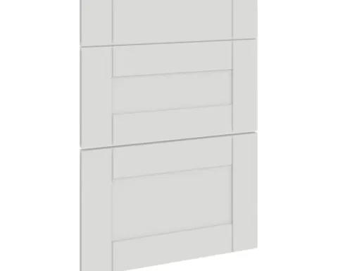 PICCANTE Smart Frontenset Unterschrank 50 cm 1 Schubkastenblende und 2 Auszugblenden COUNTRY GREY "AB"