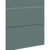 PICCANTE Smart Frontenset Unterschrank 60 cm 1 Schubkastenblende und 2 Auszugblenden STONE GREEN "AC"