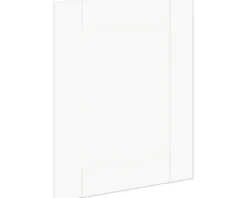 PICCANTE Smart Geschirrspülerblende für teilintegrierten Geschirrspüler 45 cm COUNTRY WHITE "BB"