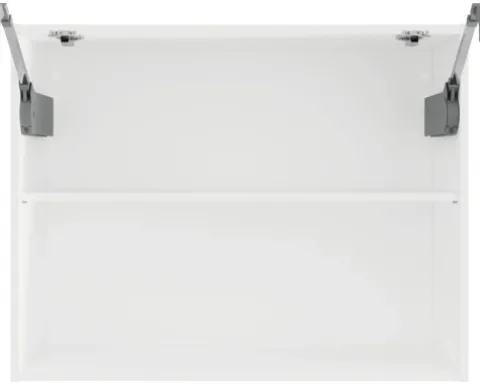 PICCANTE Smart Hängeschrankkorpus für 1 Falttür BxTxH 90 x 33 x 70,4 cm SOFT WHITE Clickmontage "Nr. 15"