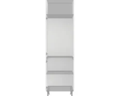 PICCANTE Smart Hochschrankkorpus Seitenpaket BxTxH 60 x 55,5 x 211,8 cm SOFT WHITE Clickmontage 