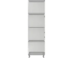 PICCANTE Smart Hochschrankkorpus Seitenpaket BxTxH 60 x 55,5 x 211,8 cm SOFT WHITE Clickmontage 