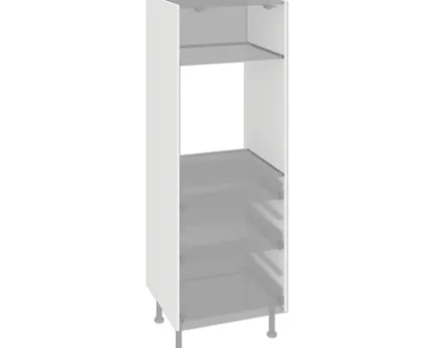 PICCANTE Smart Midischrankkorpus Seitenpaket BxTxH 60 x 55,5 x 176,6 cm SOFT WHITE Clickmontage "Nr. 37"