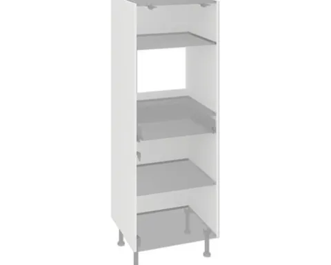 PICCANTE Smart Midischrankkorpus Seitenpaket BxTxH 60 x 55,5 x 176,6 cm SOFT WHITE Clickmontage "Nr. 37"