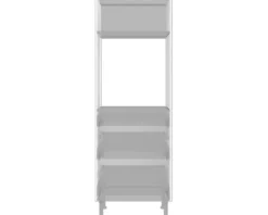 PICCANTE Smart Midischrankkorpus Seitenpaket BxTxH 60 x 55,5 x 176,6 cm SOFT WHITE Clickmontage