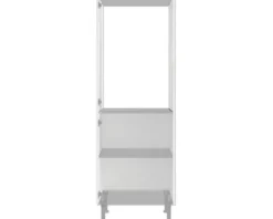 PICCANTE Smart Midischrankkorpus Seitenpaket BxTxH 60 x 55,5 x 176,6 cm SOFT WHITE Clickmontage